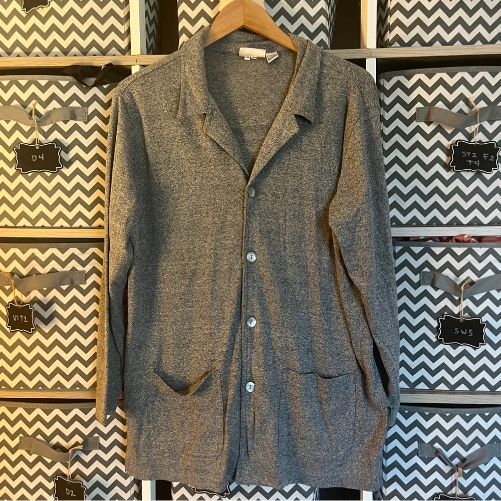 Chico's Design Gray Knit Top